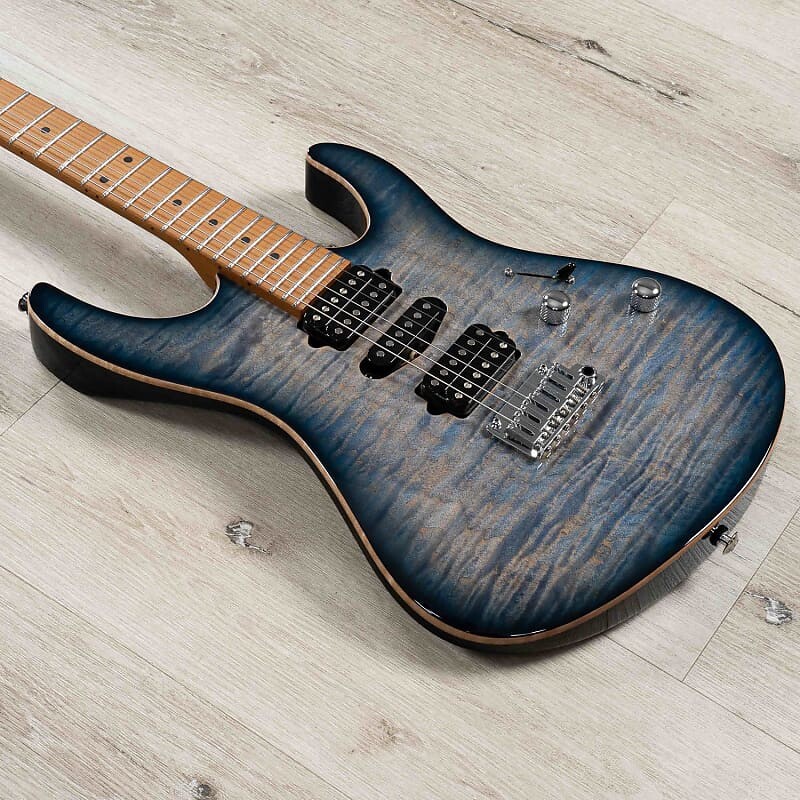 

Электрогитара Suhr Modern Plus HSH Guitar, Roasted Maple, Faded Trans Whale Blue Burst