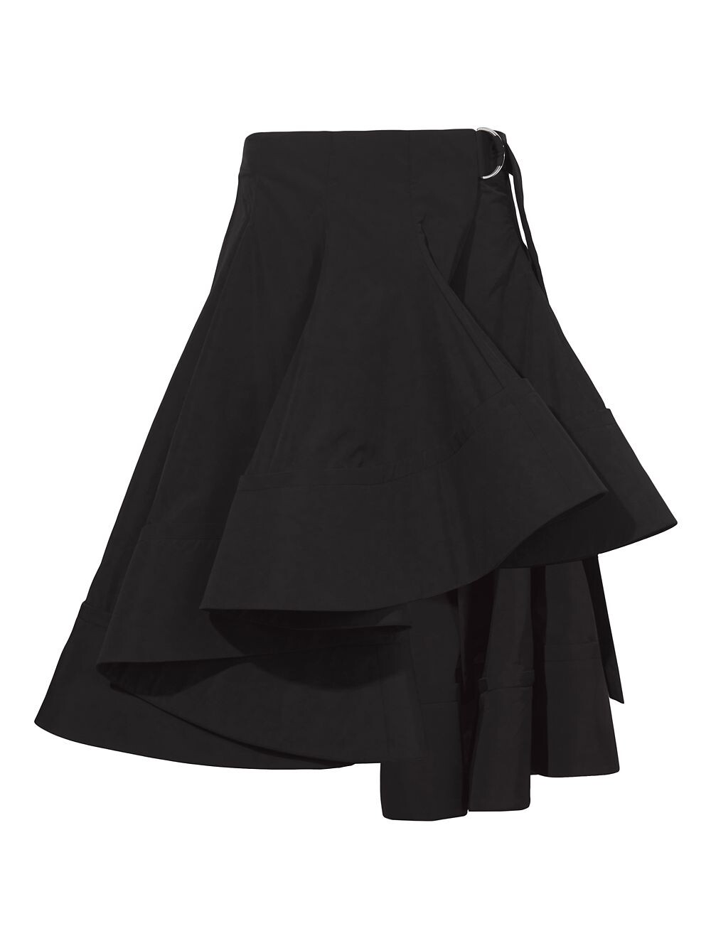 

Юбка с запахом Proenza Schouler, черный