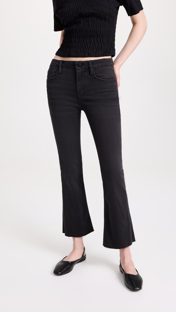 

Джинсы FRAME Le Cropped Mini Boot Raw Edge