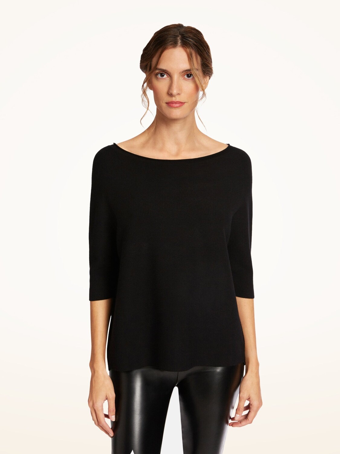 

Топ Viscool с длинными рукавами Wolford, черный