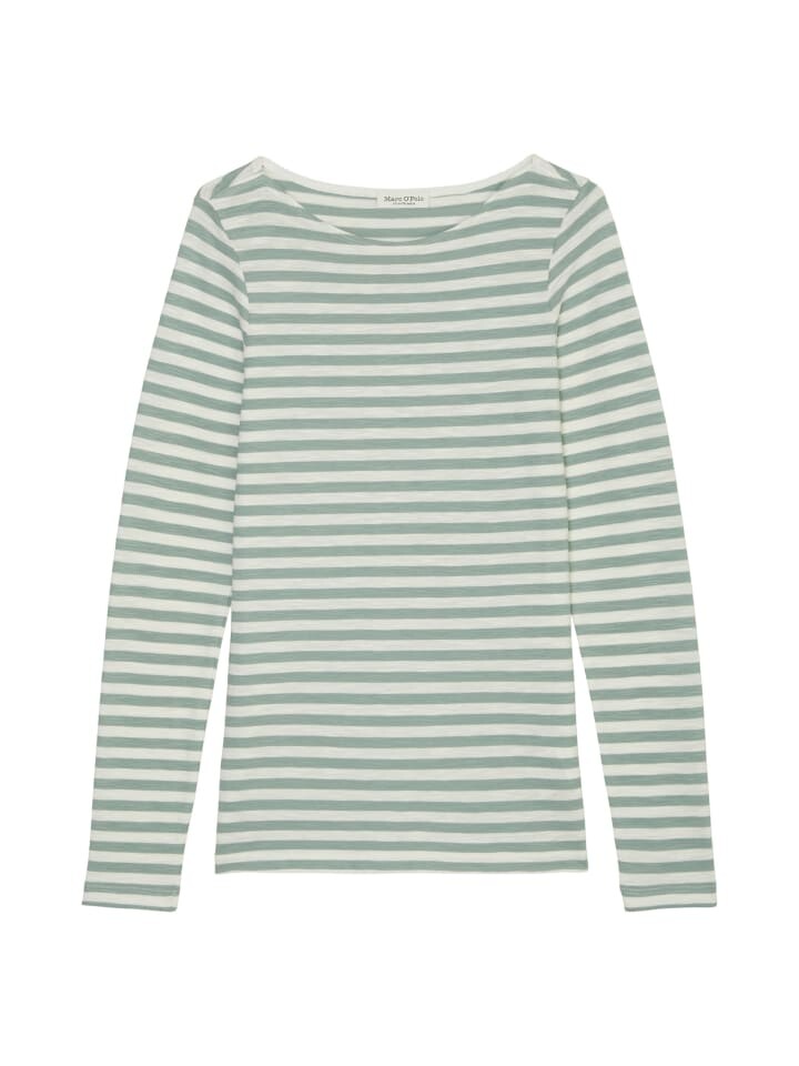 

Лонгслив Marc O'Polo Ringel regular, цвет multi/faded mint