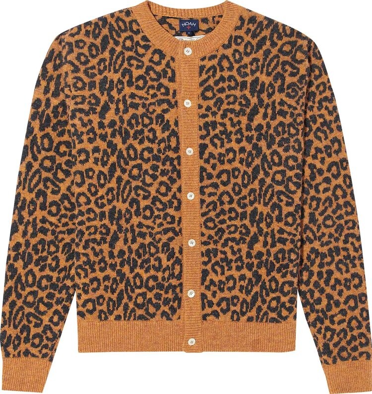 

Свитер Noah Leopard Cardigan 'Leopard', разноцветный