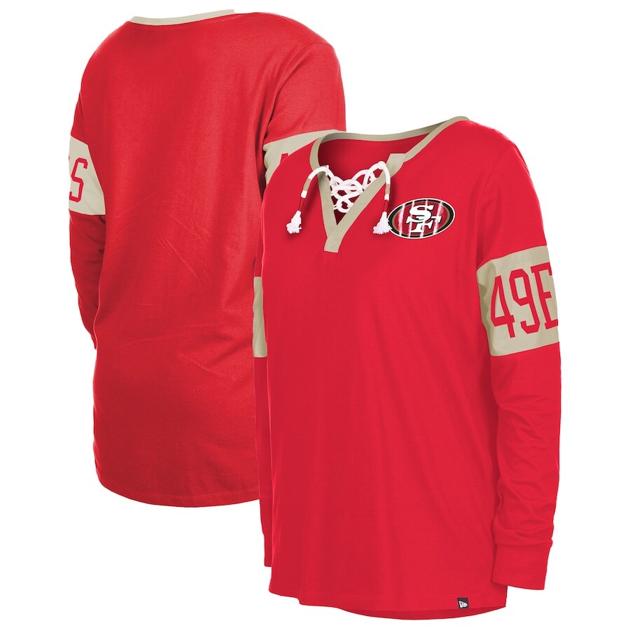 

Футболка с длинным рукавом New Era San Francisco 49Ers, алый