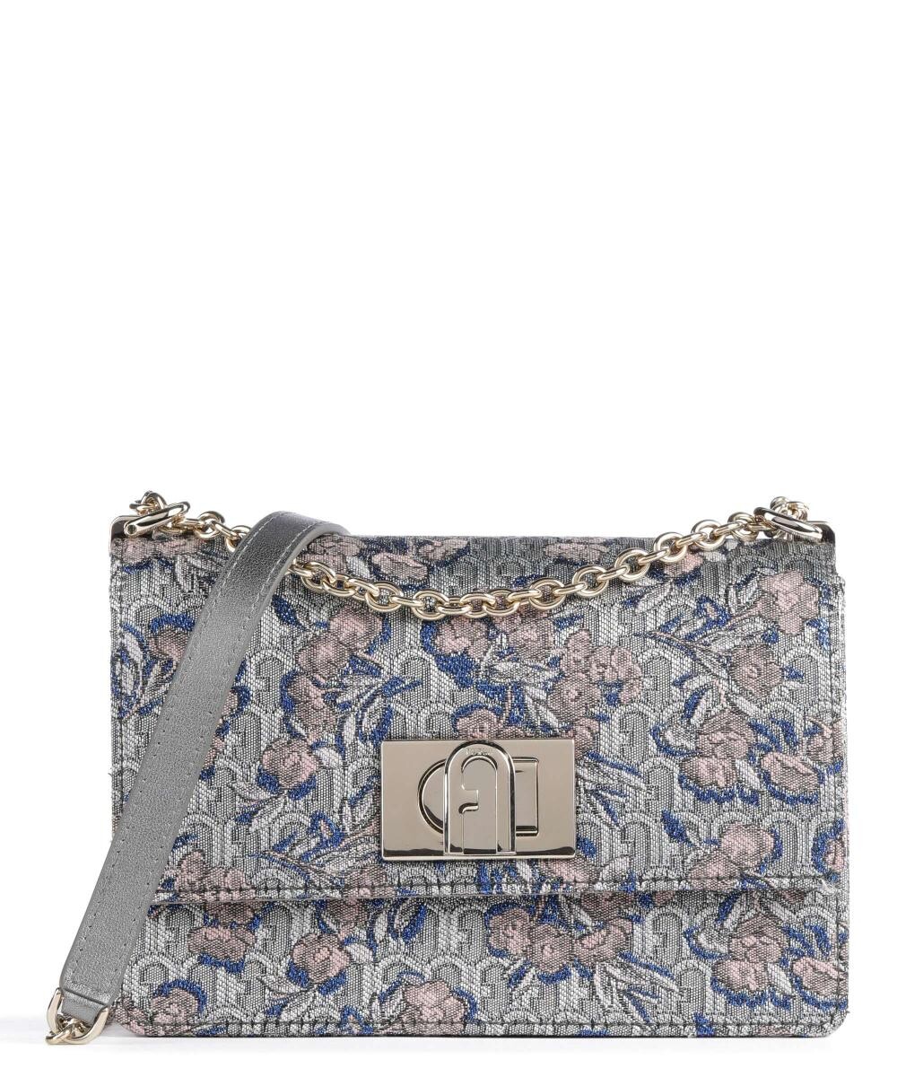 

Мини-сумка через плечо, текстильная Furla, мультиколор