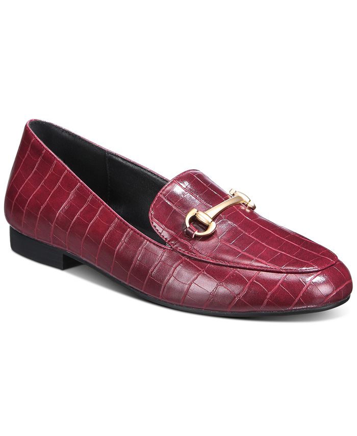 Женские классические лоферы без шнуровки Reese на плоской подошве, расширенные размеры, размеры 9–14 VAILA SHOES, красный shoes el dantes shoes