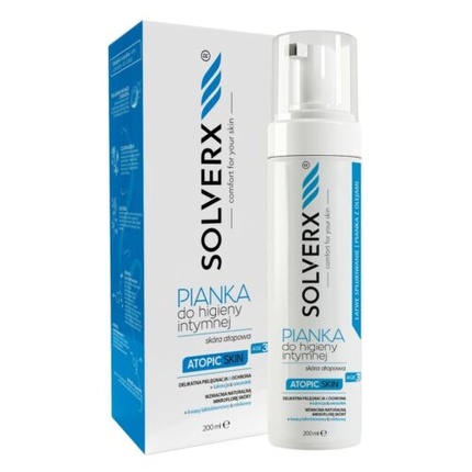 SOLVERX Atopic Skin Пена для интимной гигиены для атопической кожи 200мл