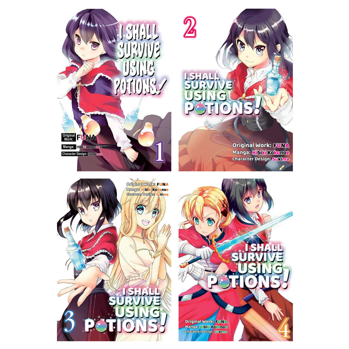 

Манга I Shall Survive Using Potions! Manga (1-4) Bundle