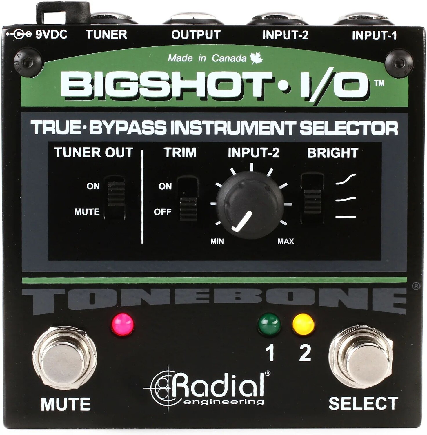 

Селектор инструментов с истинным байпасом Radial BigShot I/O