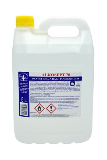

Алкосепт-70, дезинфицирующая жидкость, 5 л, Barlon