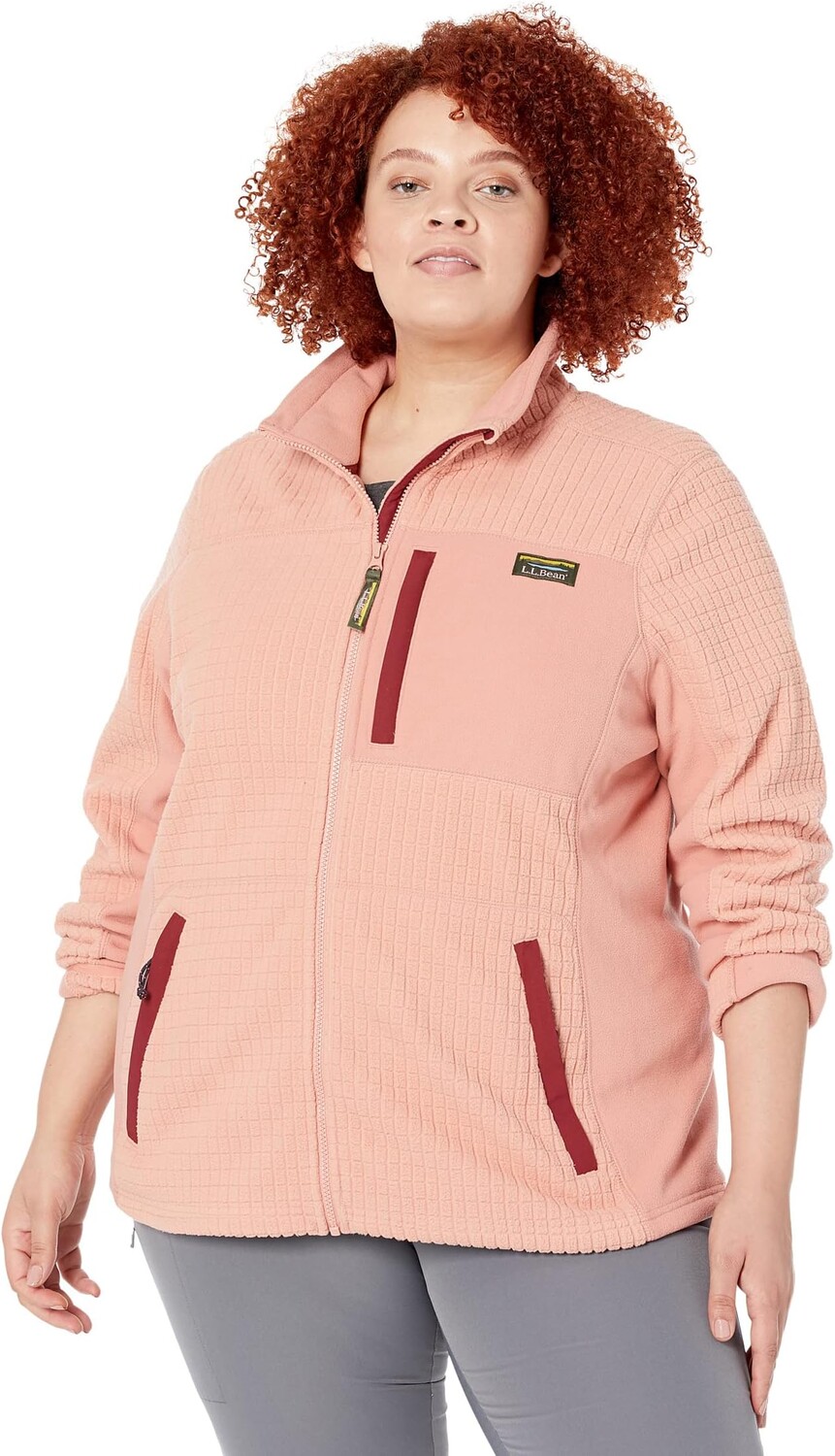 

Куртка Plus Size Mountain Classic Windproof Fleece Jacket L.L.Bean, цвет Soft Cayenne