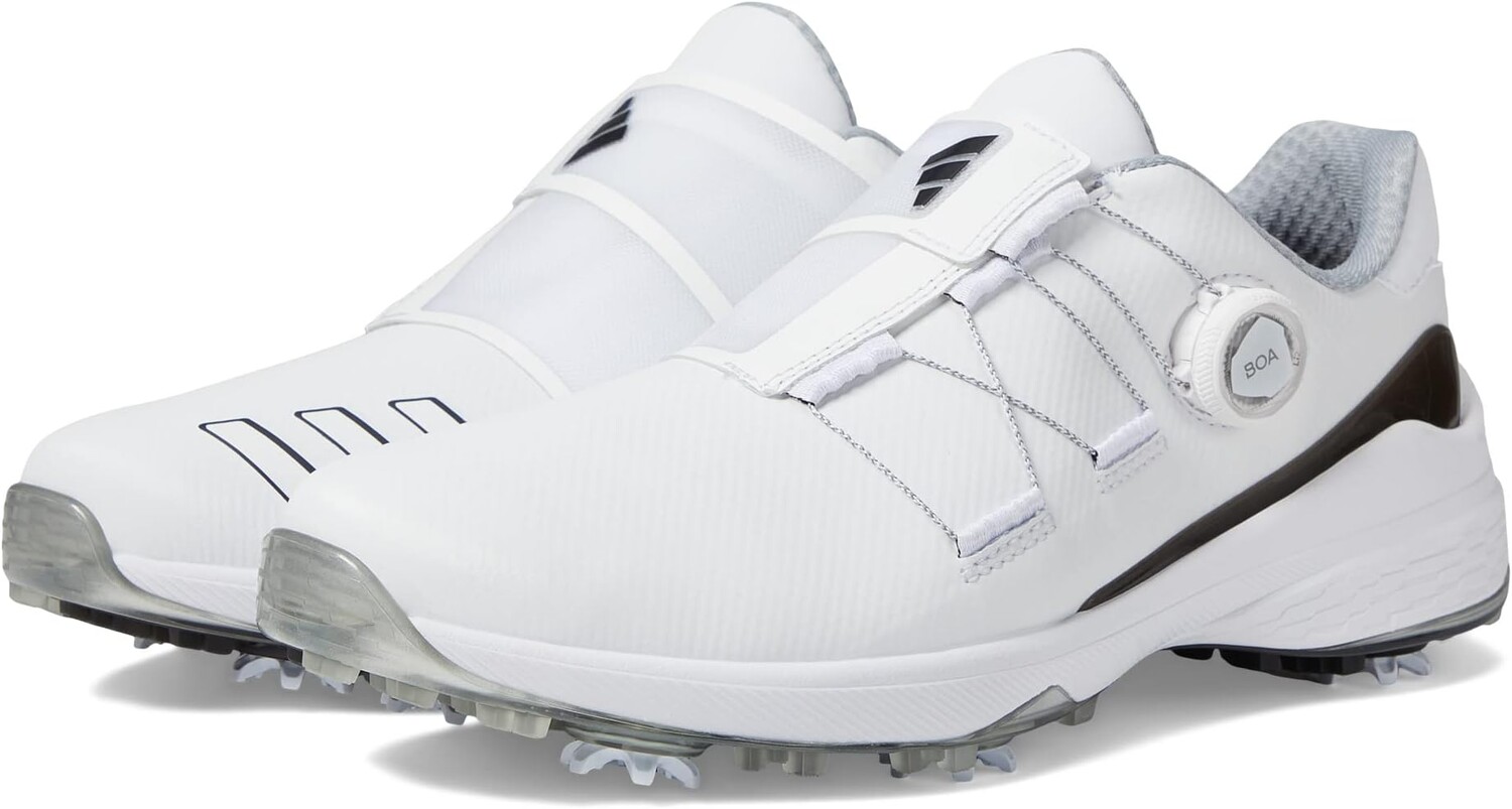 

Кроссовки adidas Golf ZG23 Boa Lightstrike Golf Shoes, цвет Footwear White/Core Black/Silver Metallic