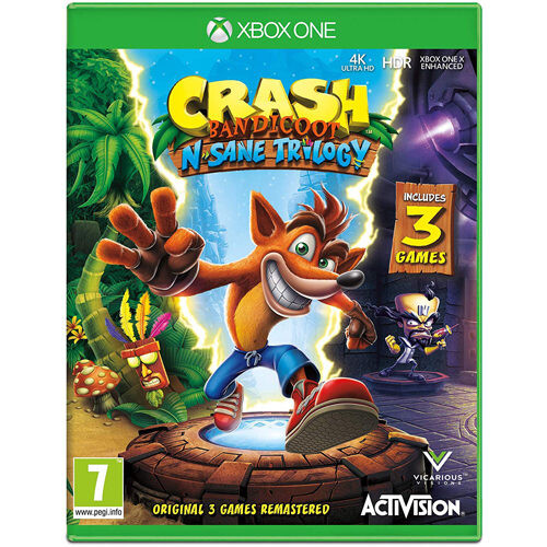

Видеоигра Crash Bandicoot N Sane Trilogy – Xbox One Activision Blizzard