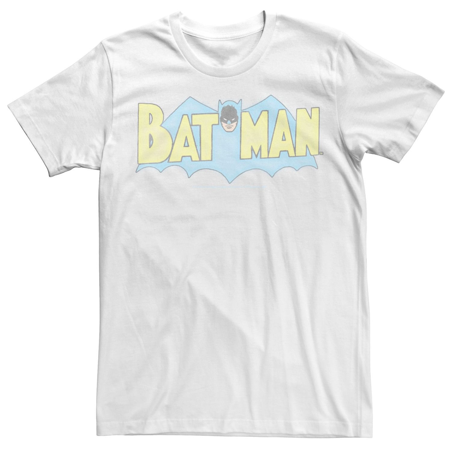 Мужская футболка с логотипом в стиле ретро в стиле мультяшного Бэтмена DC Comics