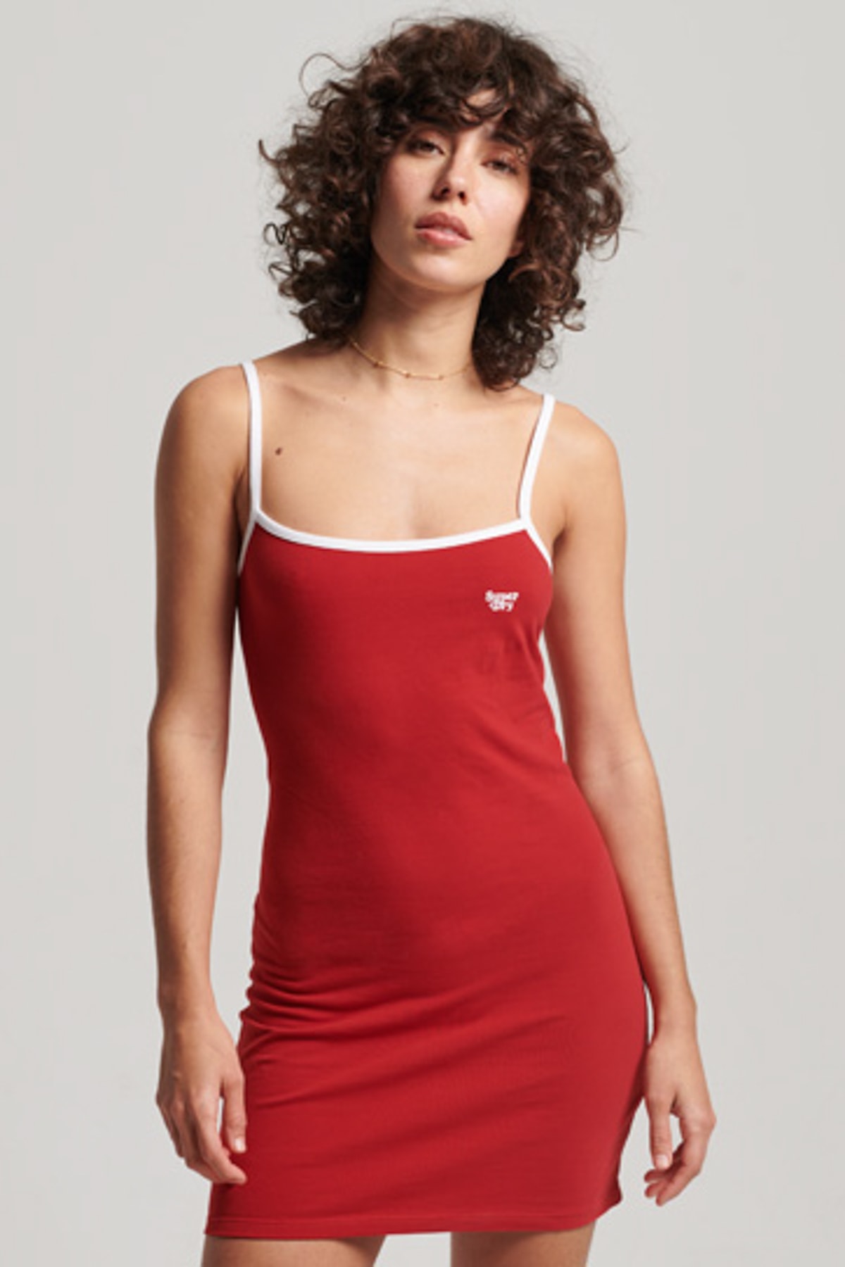 Платье - Красное - Облегающее SUPERDRY, красный