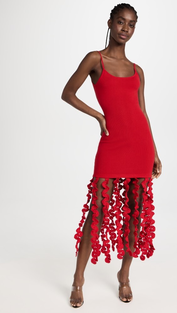 

Платье Elexiay Busola Crochet, красный