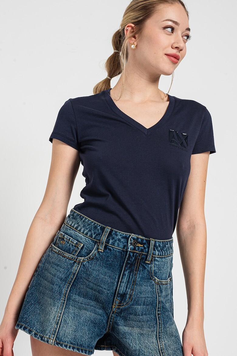 

Футболка с логотипом Armani Exchange, синий