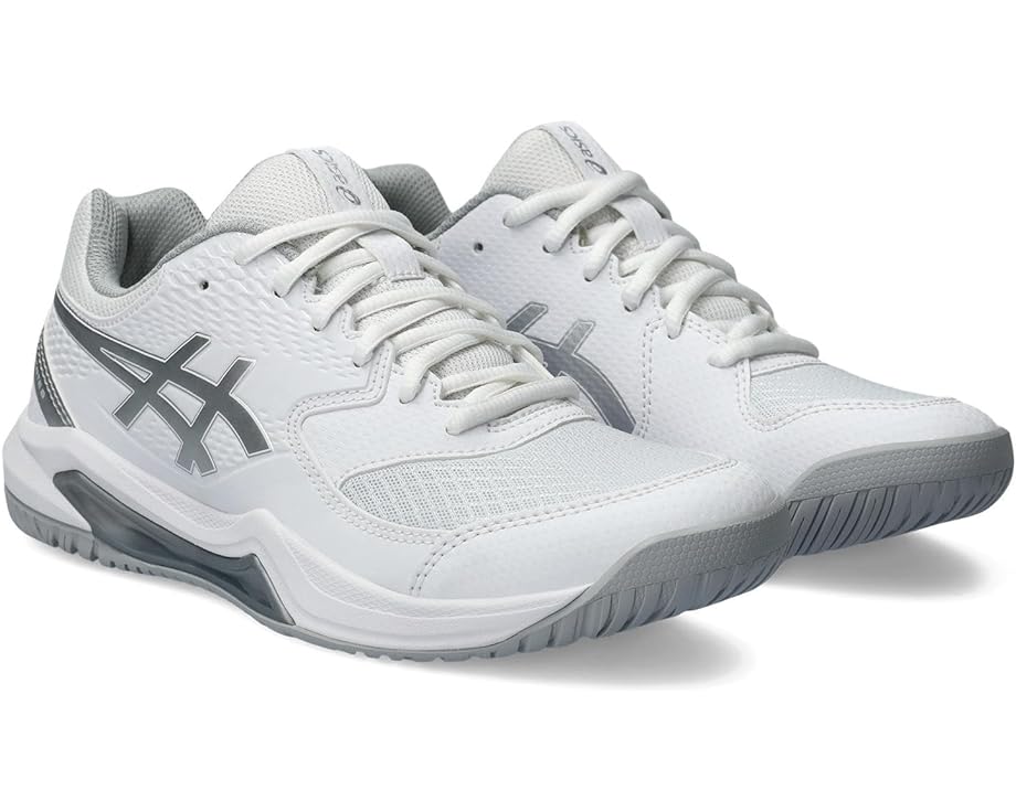 Кроссовки ASICS GEL-Dedicate 8 Tennis Shoe, цвет White/Pure Silver