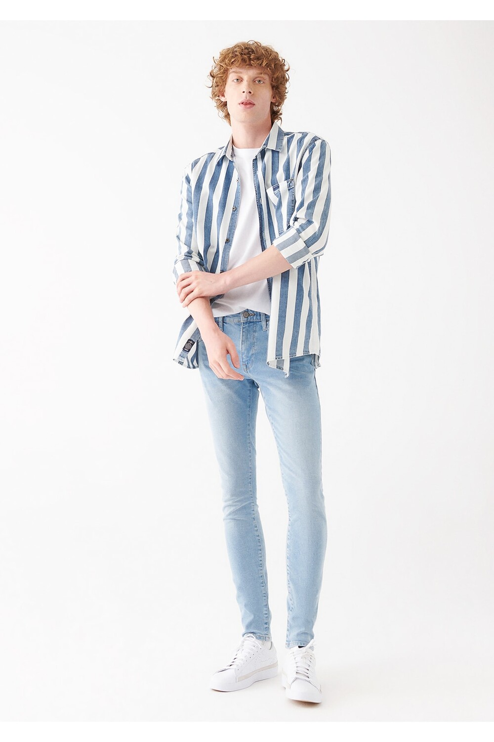 

Джинсовые брюки Leo Indigo 90s Street Comfort Mavi, синий