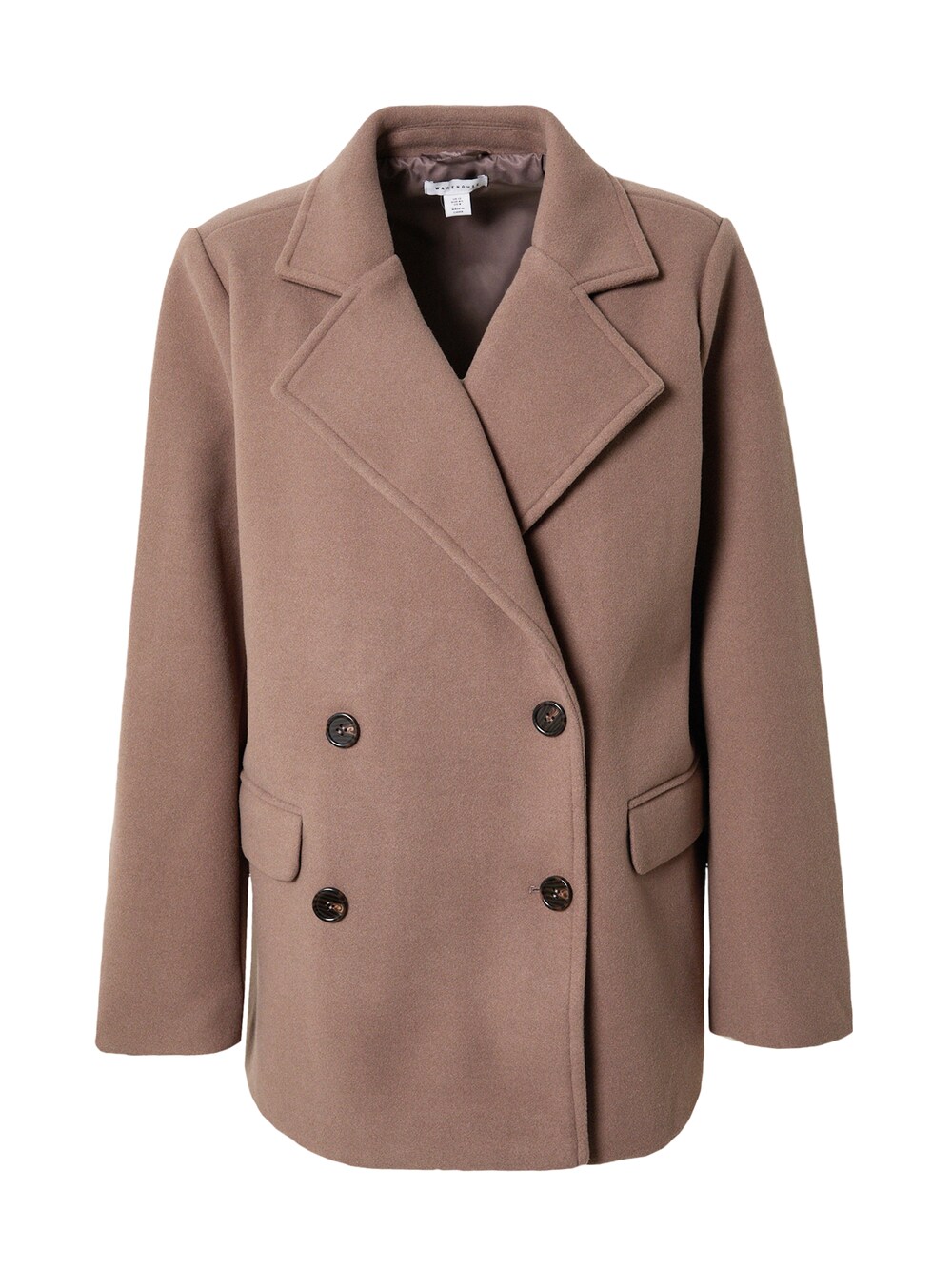 Межсезонное пальто Warehouse, коричневый межсезонное пальто warehouse нюд