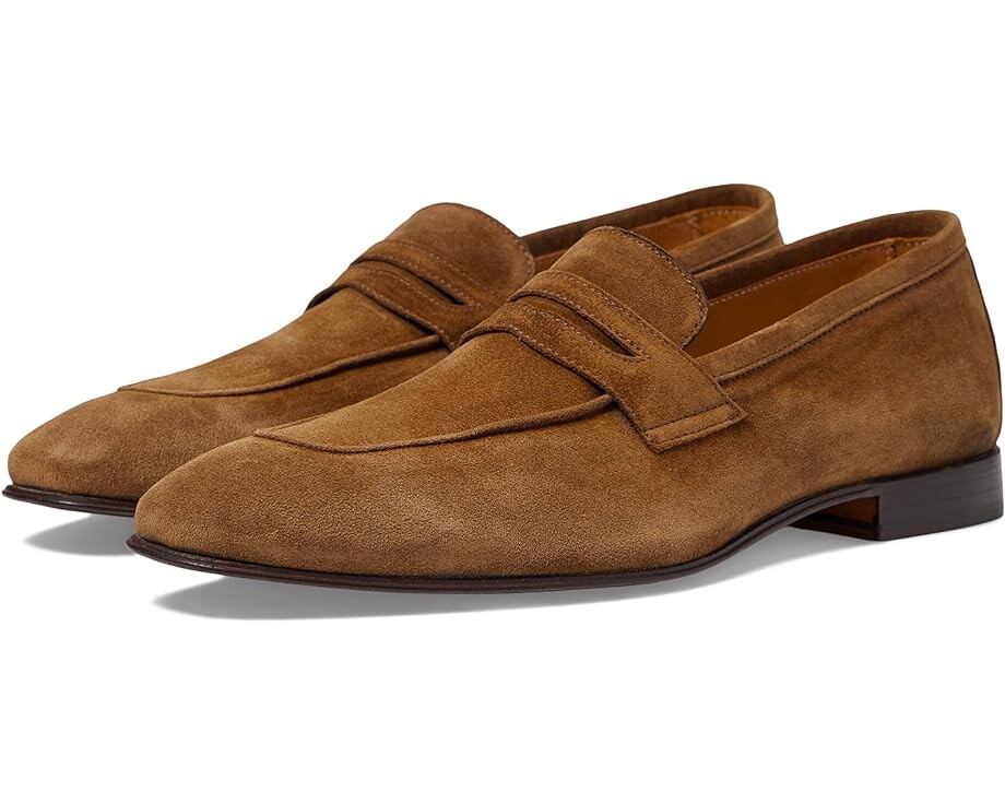 

Лоферы Massimo Matteo Velour Penny Loafer, цвет Cognac