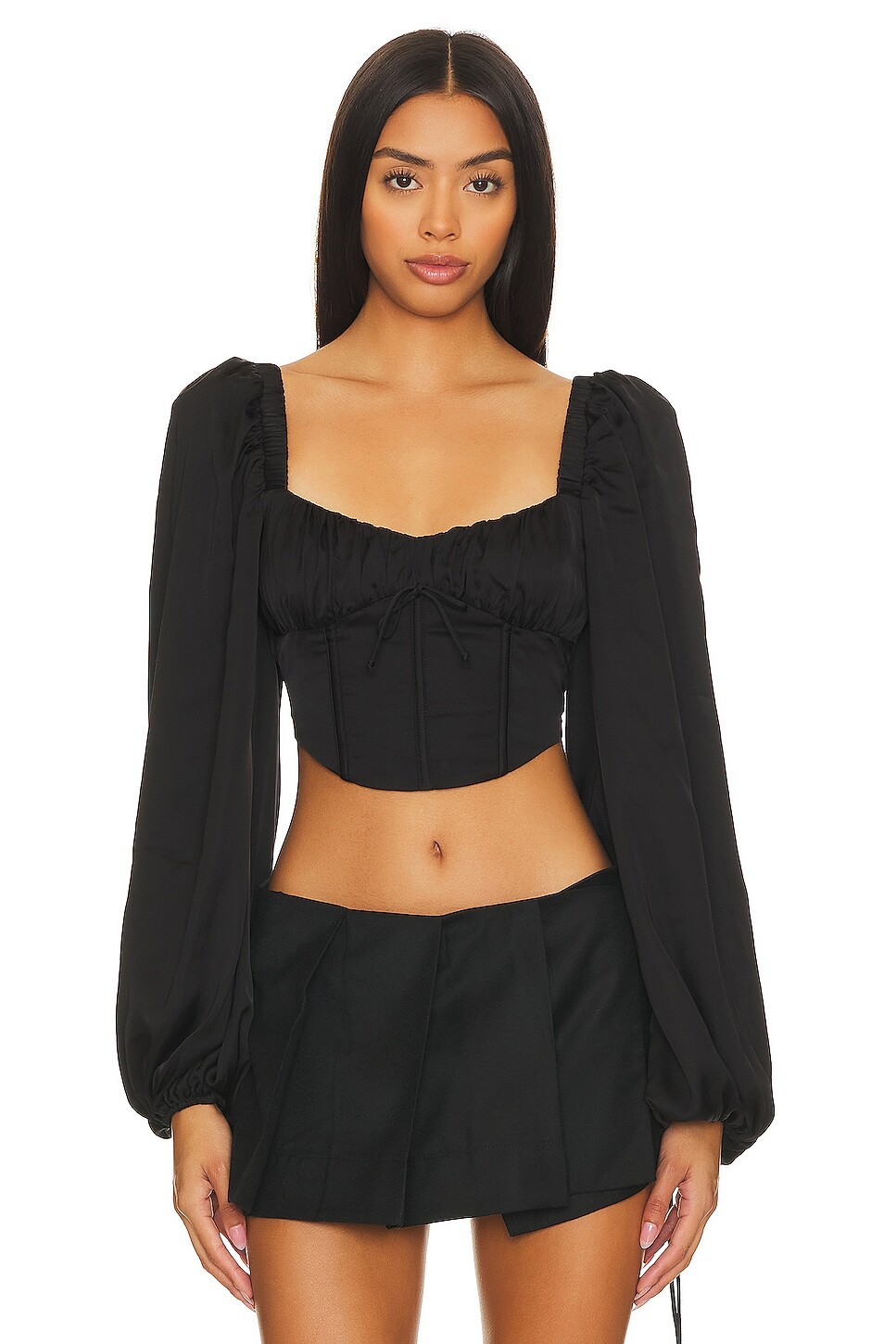 

Топ For Love & Lemons Kat, черный