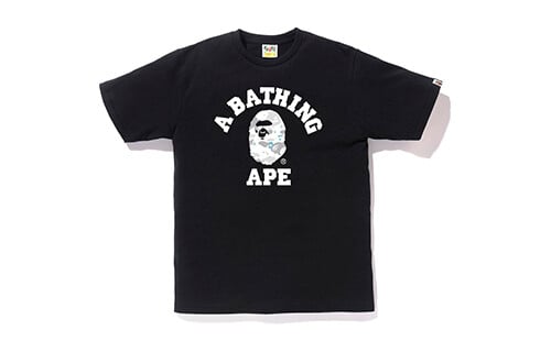 

Футболка BAPE Space Camo, черная, унисекс