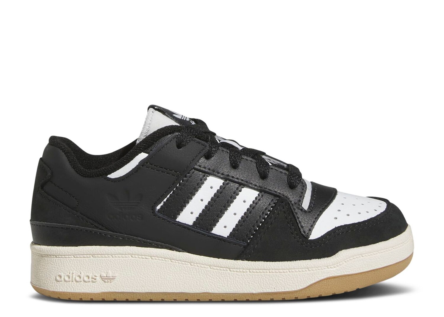 

Кроссовки adidas Forum Low J 'Black White Gum', черный