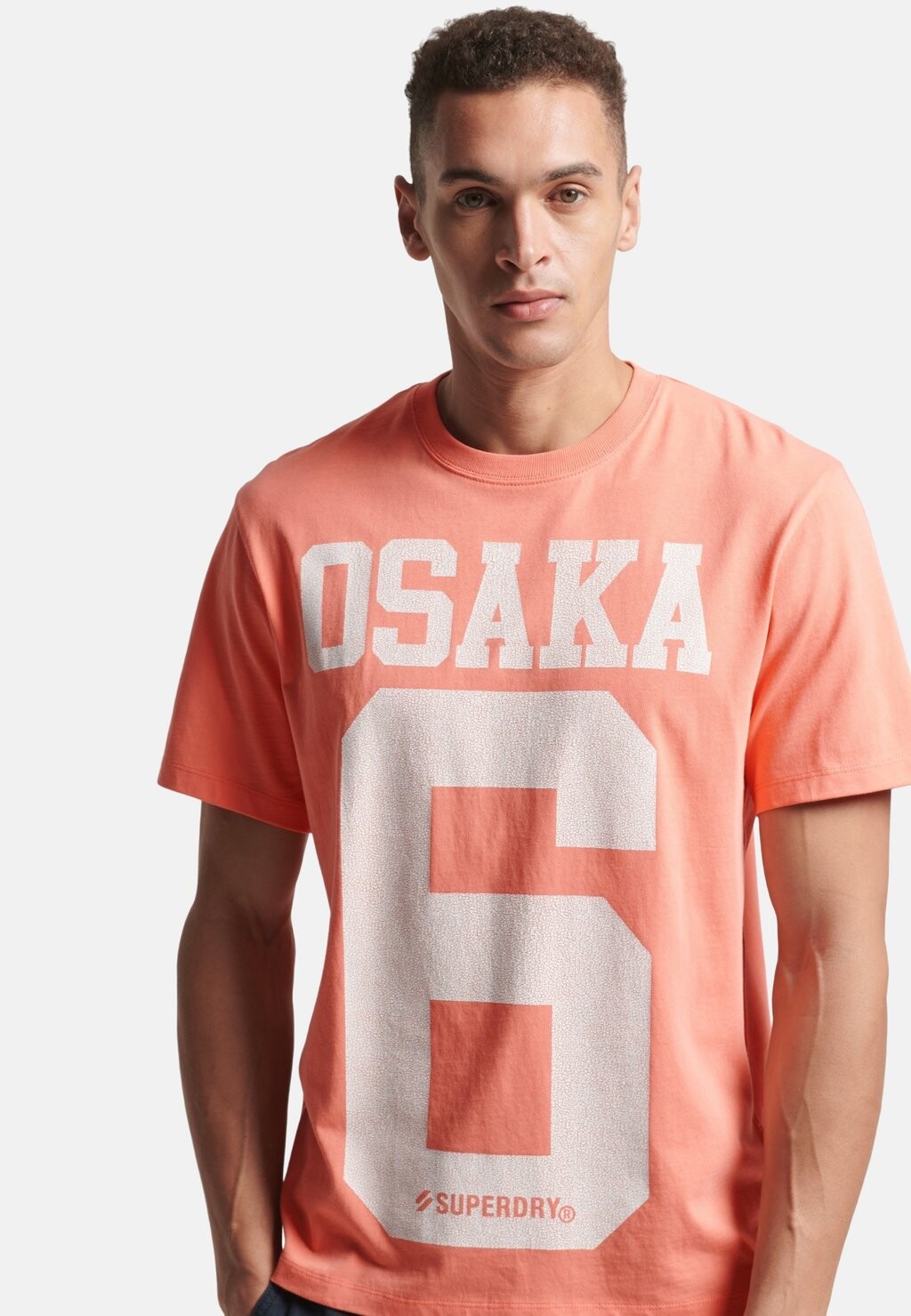 

Футболка с принтом Superdry, светло-розовый
