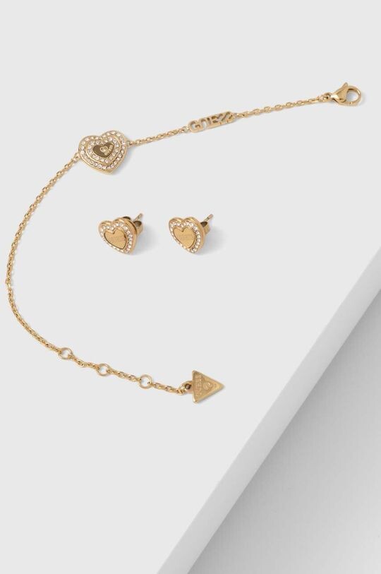 Браслет и серьги Guess, золото