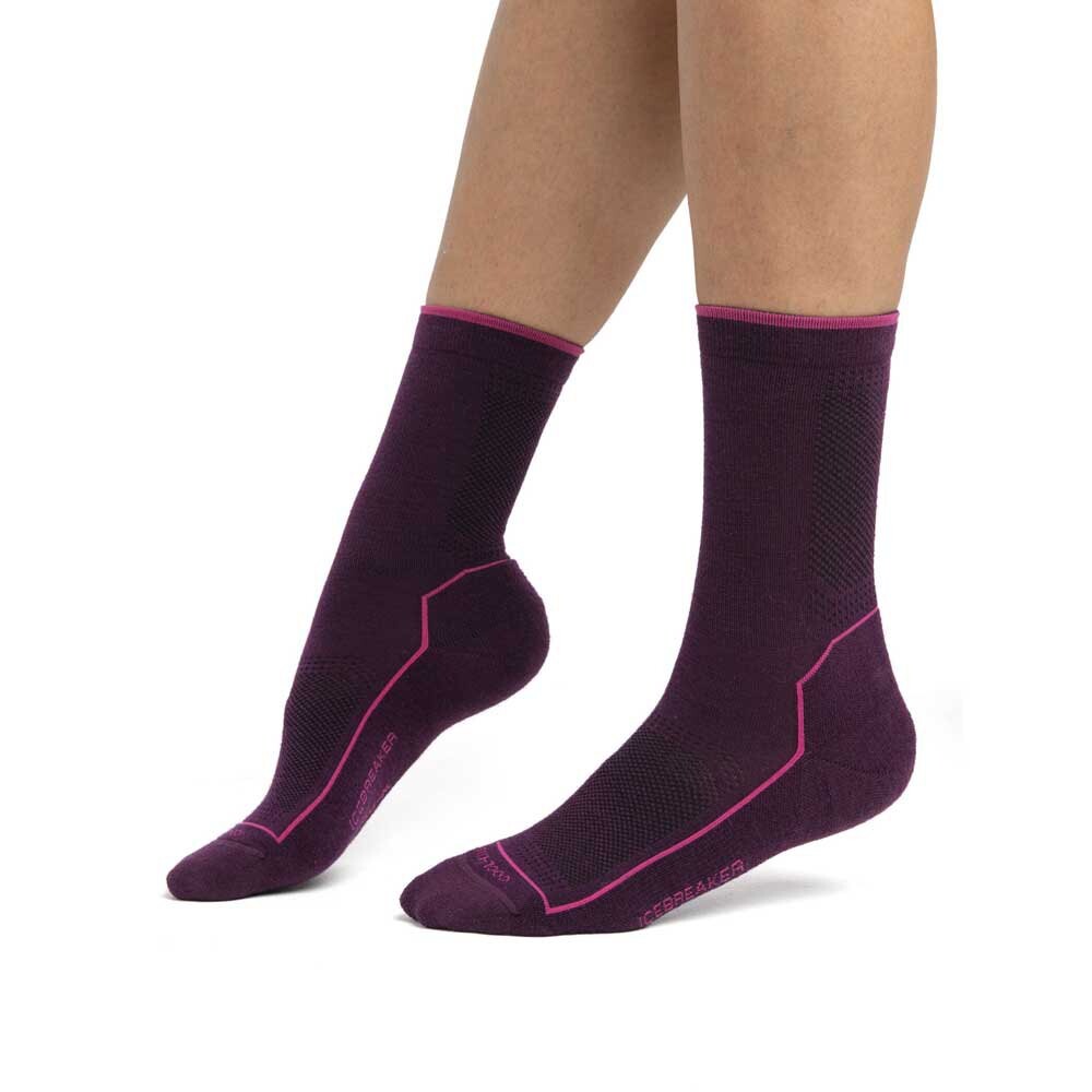 

Носки Icebreaker Cool-Lite Merino Hike 3Q Crew, фиолетовый