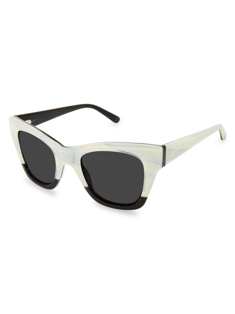 

Солнцезащитные очки Clubmaster «кошачий глаз» 50MM L.A.M.B., цвет Bone
