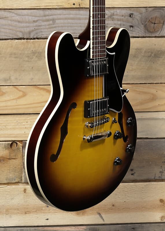 

Электрогитара Heritage Standard H-535 Semi-Hollow Electric Guitar Original Sunburst w/ Case
