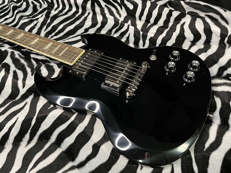 

Электрогитара 2023 Epiphone Power Players SG Dark Matter Ebony 5.5lbs- Authorized Dealer- In Stock! G01644