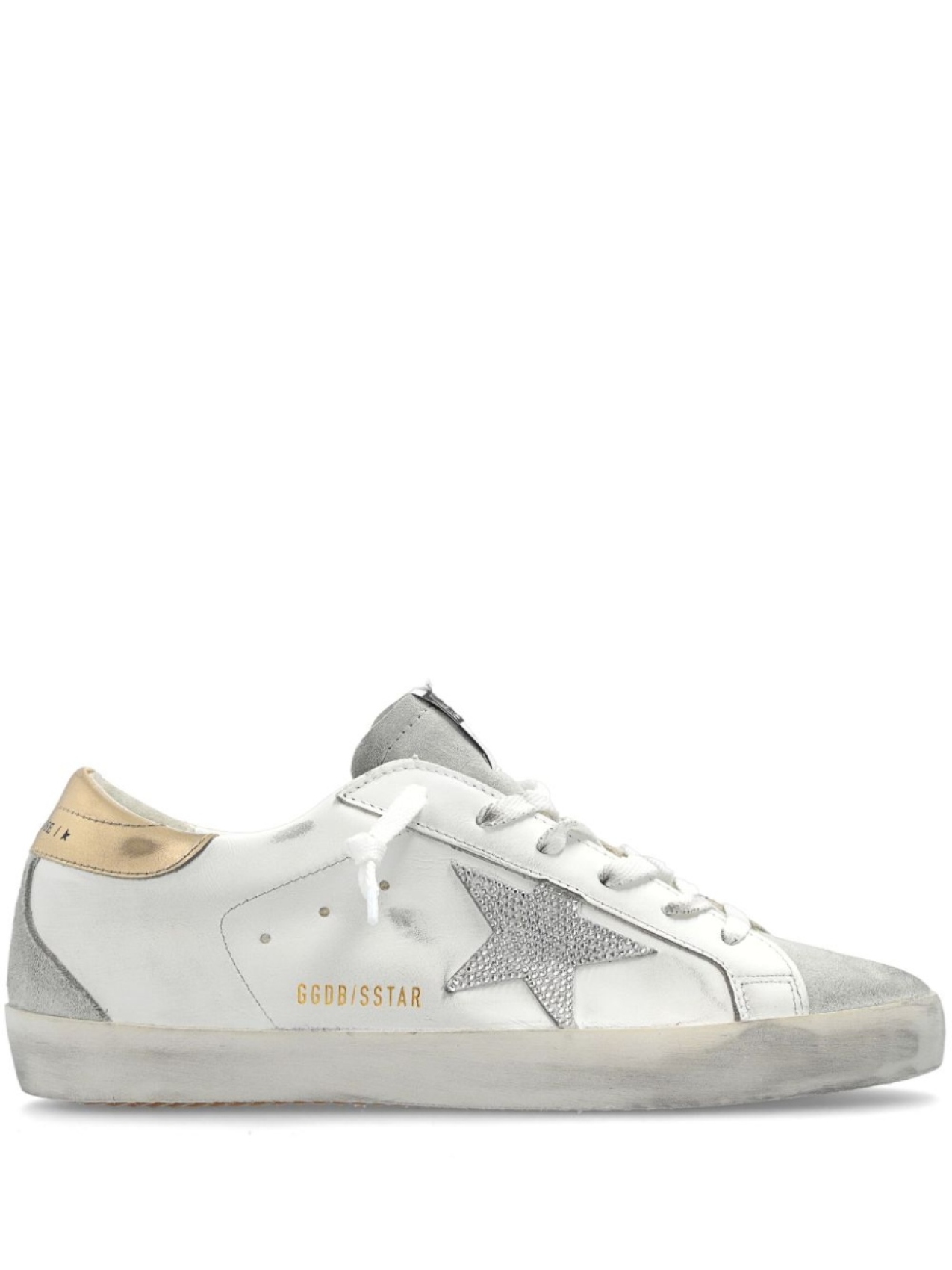 

Golden Goose кроссовки Super-Star с эффектом потертости, белый