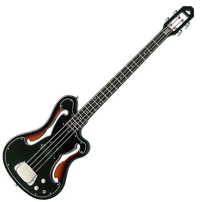 Басс гитара Eastwood EEB-1 MRG Series Mahogany Body Maple Neck 4-String Electric Bass Guitar - Sunburst