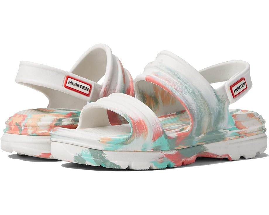 

Сандалии Hunter Bloom Algae Marble Sandal, белый