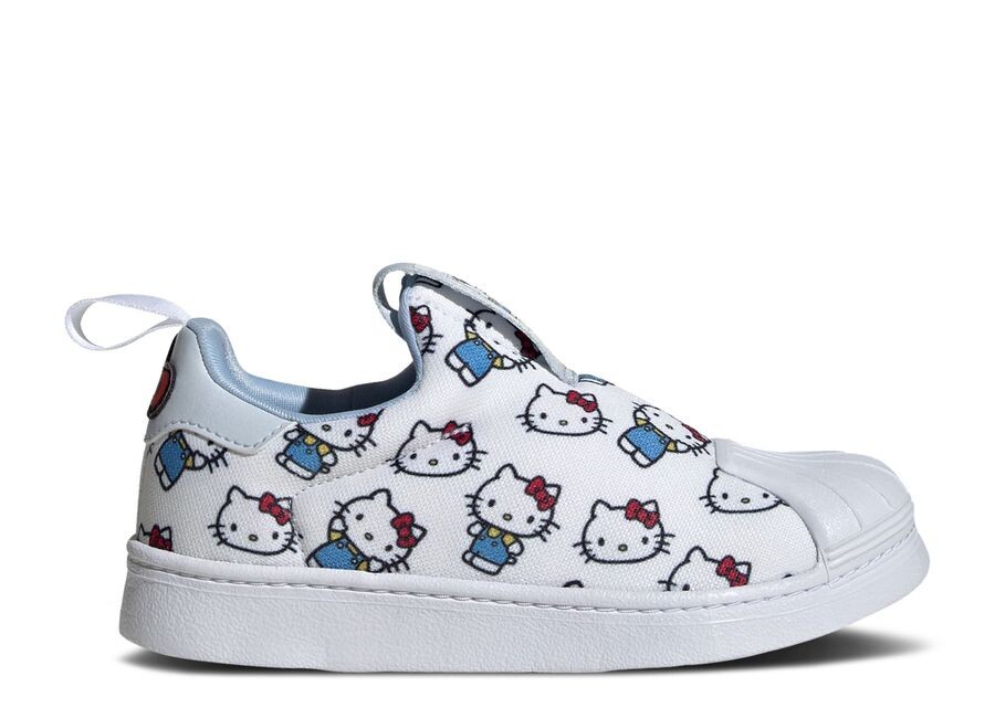 

Кроссовки adidas Hello Kitty X Superstar 360 C, цвет White Allover Print