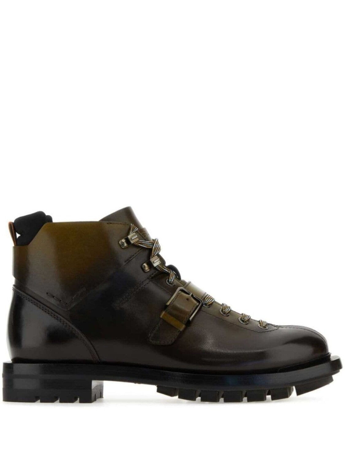 

Ботильоны из кожи Santoni, зеленый