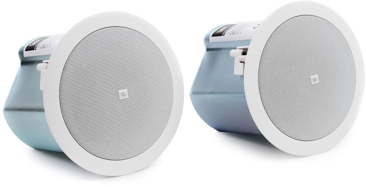 

Потолочный динамик JBL Control 14C/T 4 дюйма с трансформатором — белый