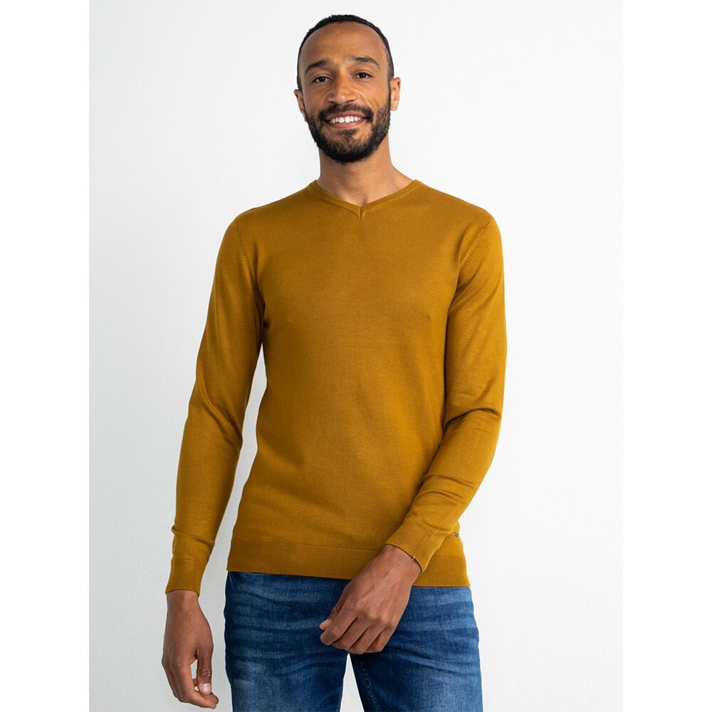 

Свитер Petrol Industries M-3020-Kwv002 V Neck, желтый