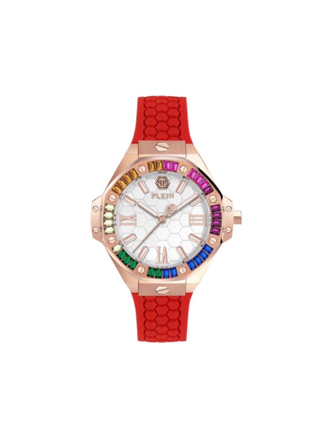 

Наручные часы Miyota 2036 39 мм из коллаборации с Citizen Philipp Plein, белый