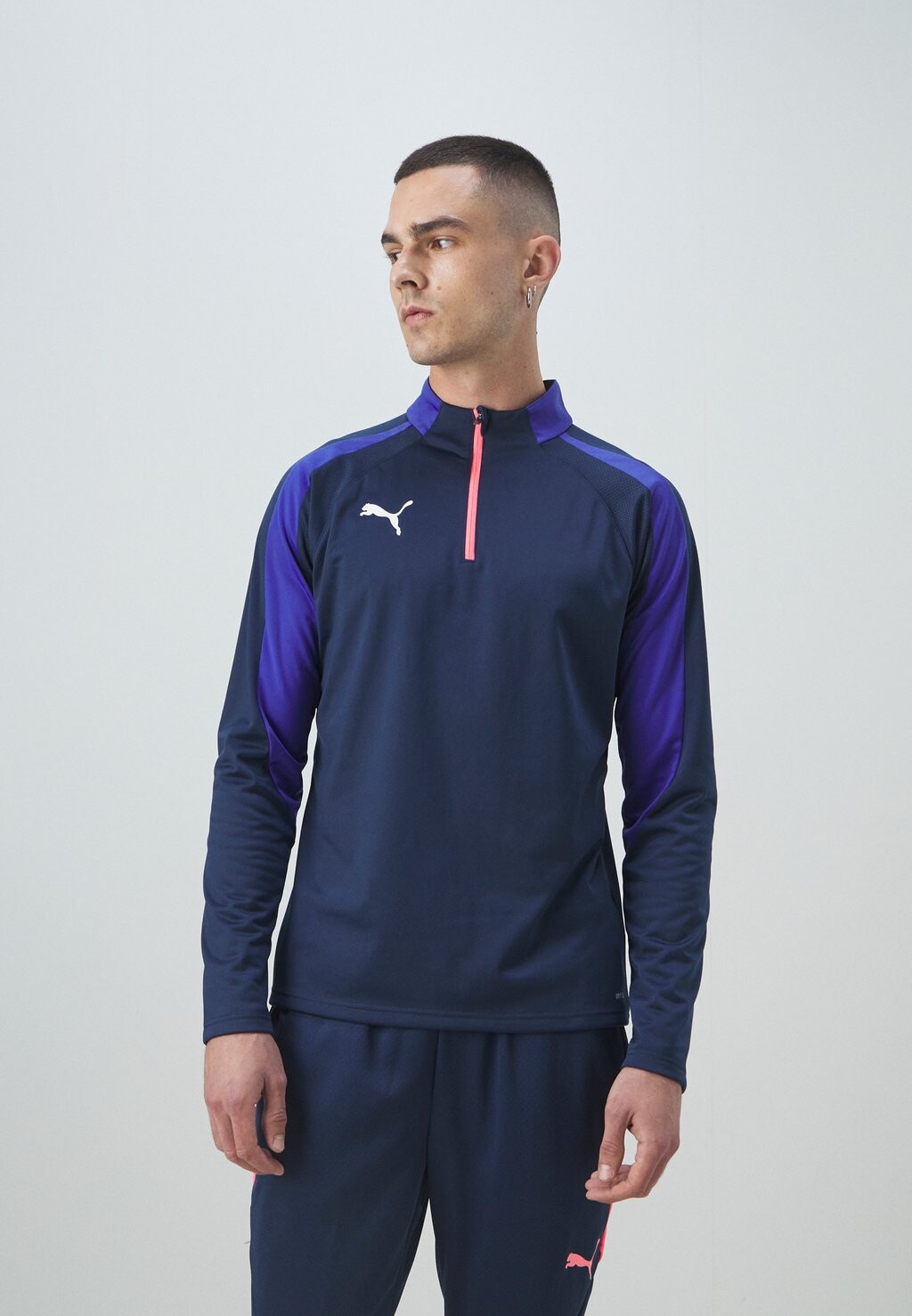 

Рубашка с длинным рукавом INDIVIDUALLIGA 1/4 ZIP Puma, синий