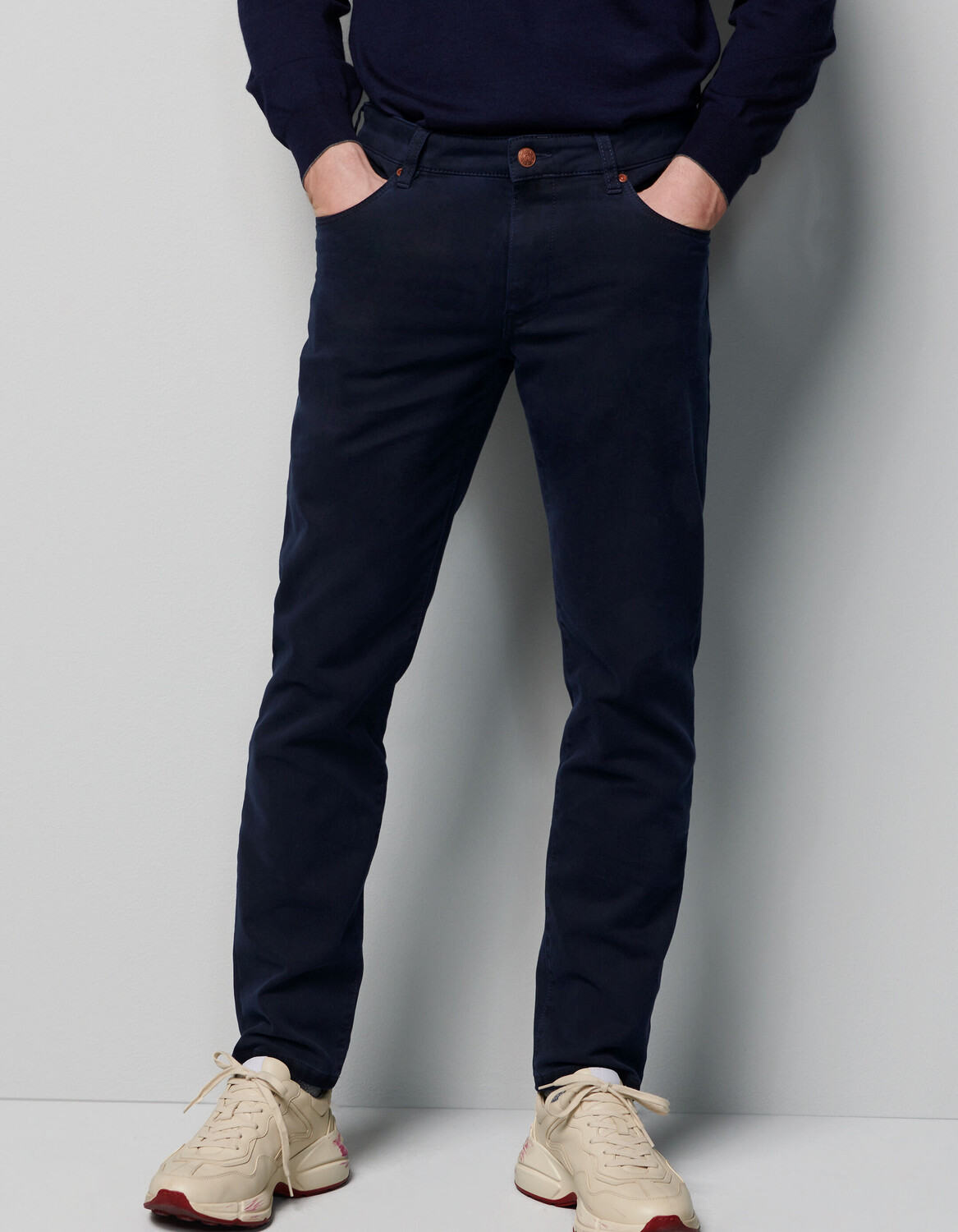 

Брюки чинос Meyer Five Pocket Hose, морской