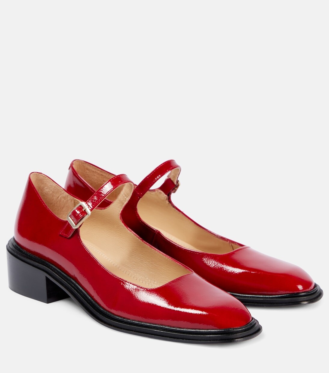 

Кожаные туфли Penelope Mary Jane Souliers Martinez, красный