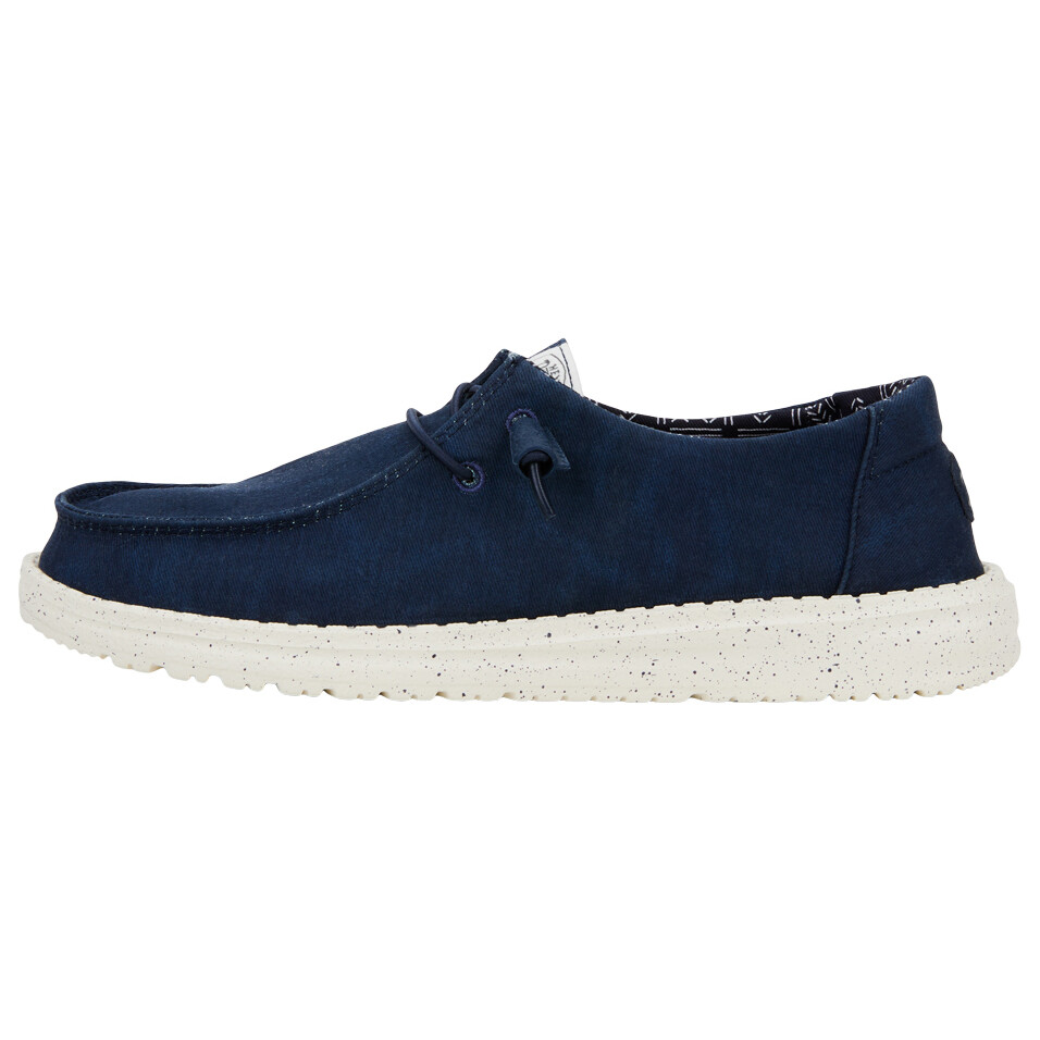 

Кроссовки Heydude Women's Wendy Canvas, темно синий, Черный