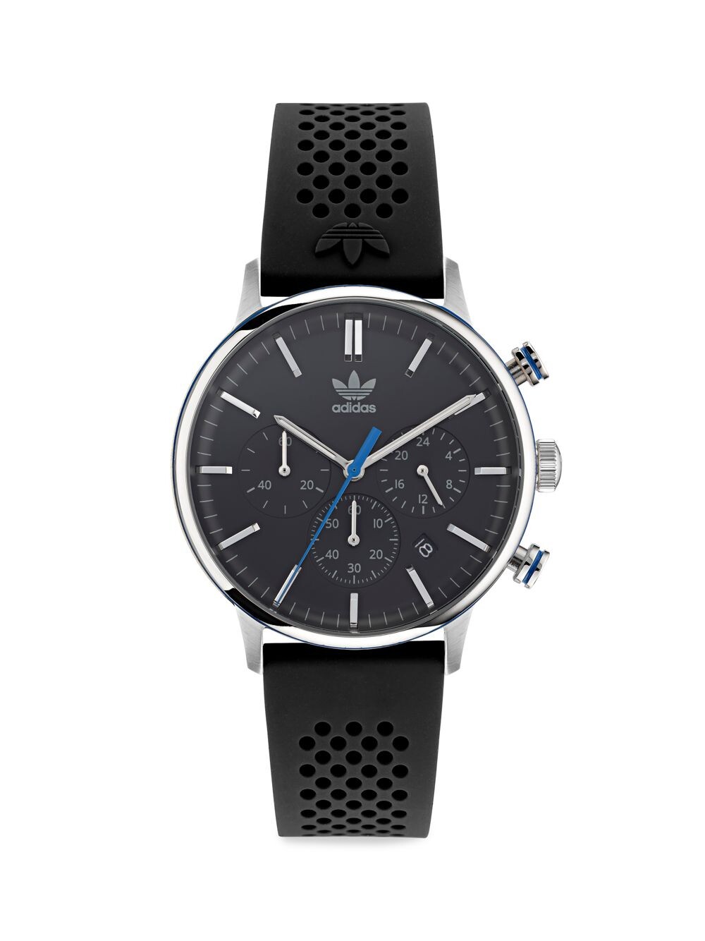 

Часы Code 1 Chrono с силиконовым ремешком adidas, черный