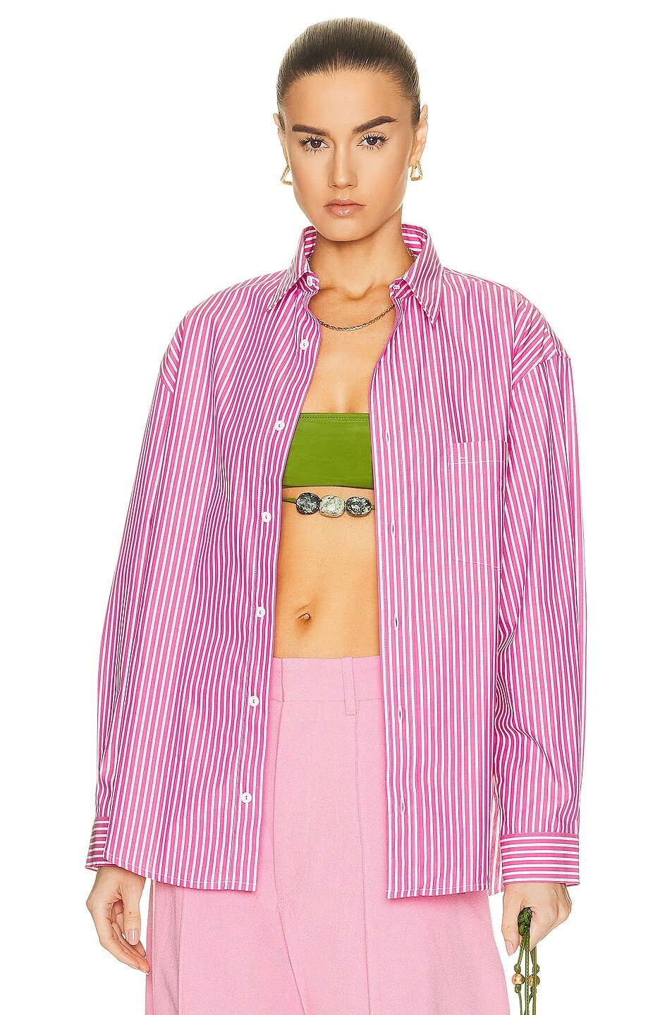 

Рубашка Matteau Classic Stripe, цвет Sherbet
