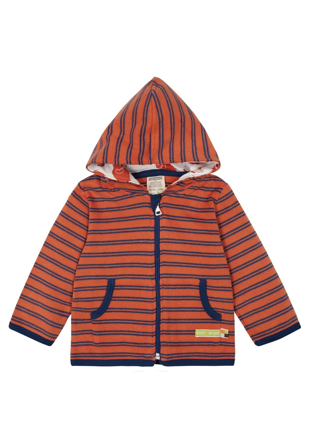 

Куртка демисезонная GERINGELTE SWEAT loud + proud, цвет orange