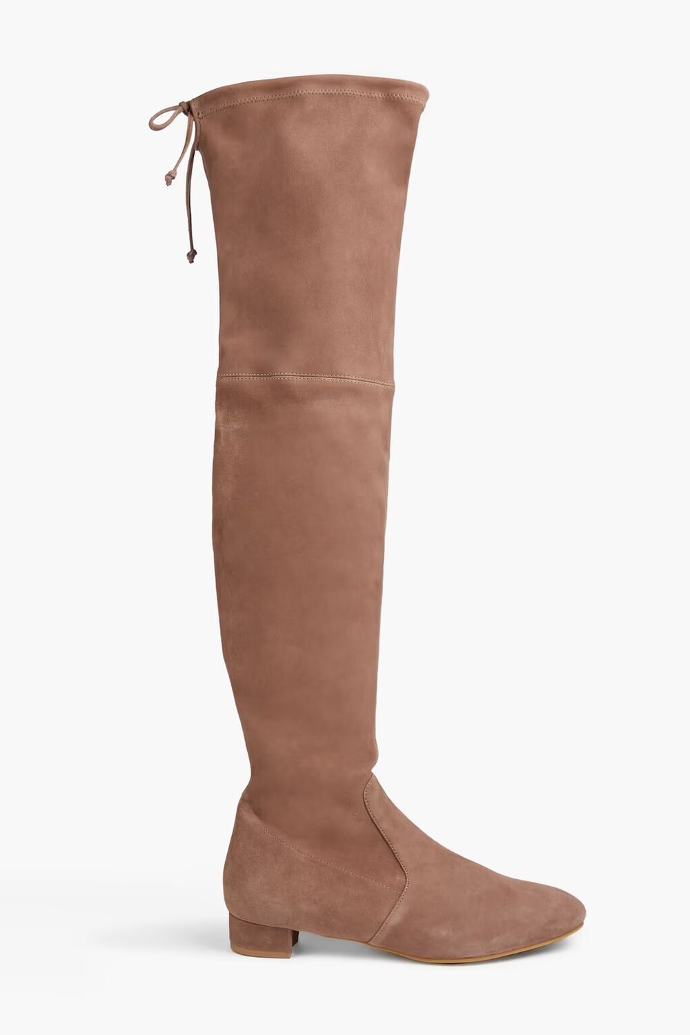 

Ботфорты Genna 60 из эластичной замши Stuart Weitzman, песок
