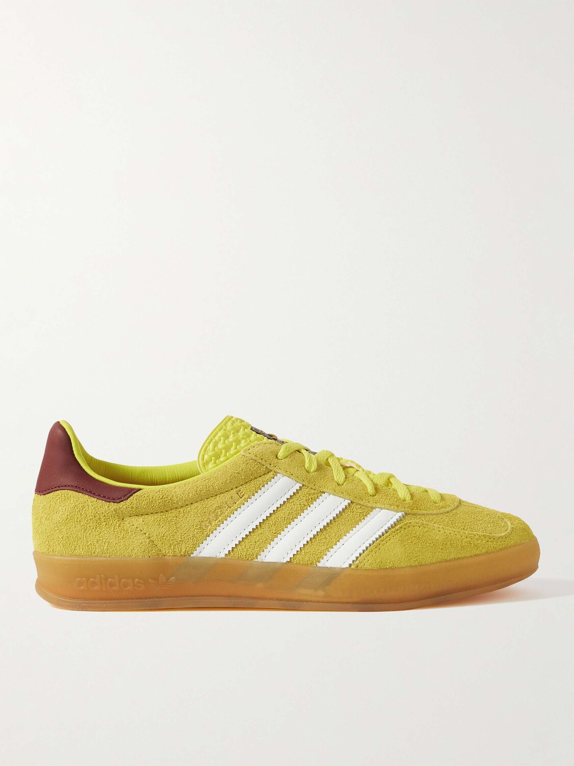 

Замшевые кроссовки Gazelle с кожаной отделкой ADIDAS ORIGINALS, желтый